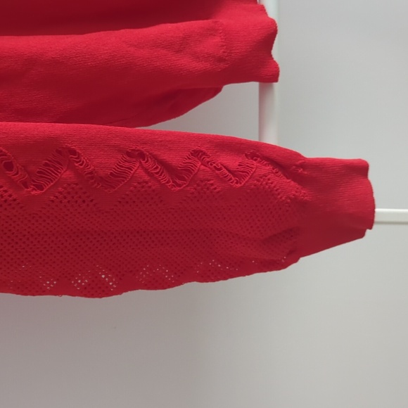 Sandro Red Cardigan - Picture 5 of 8